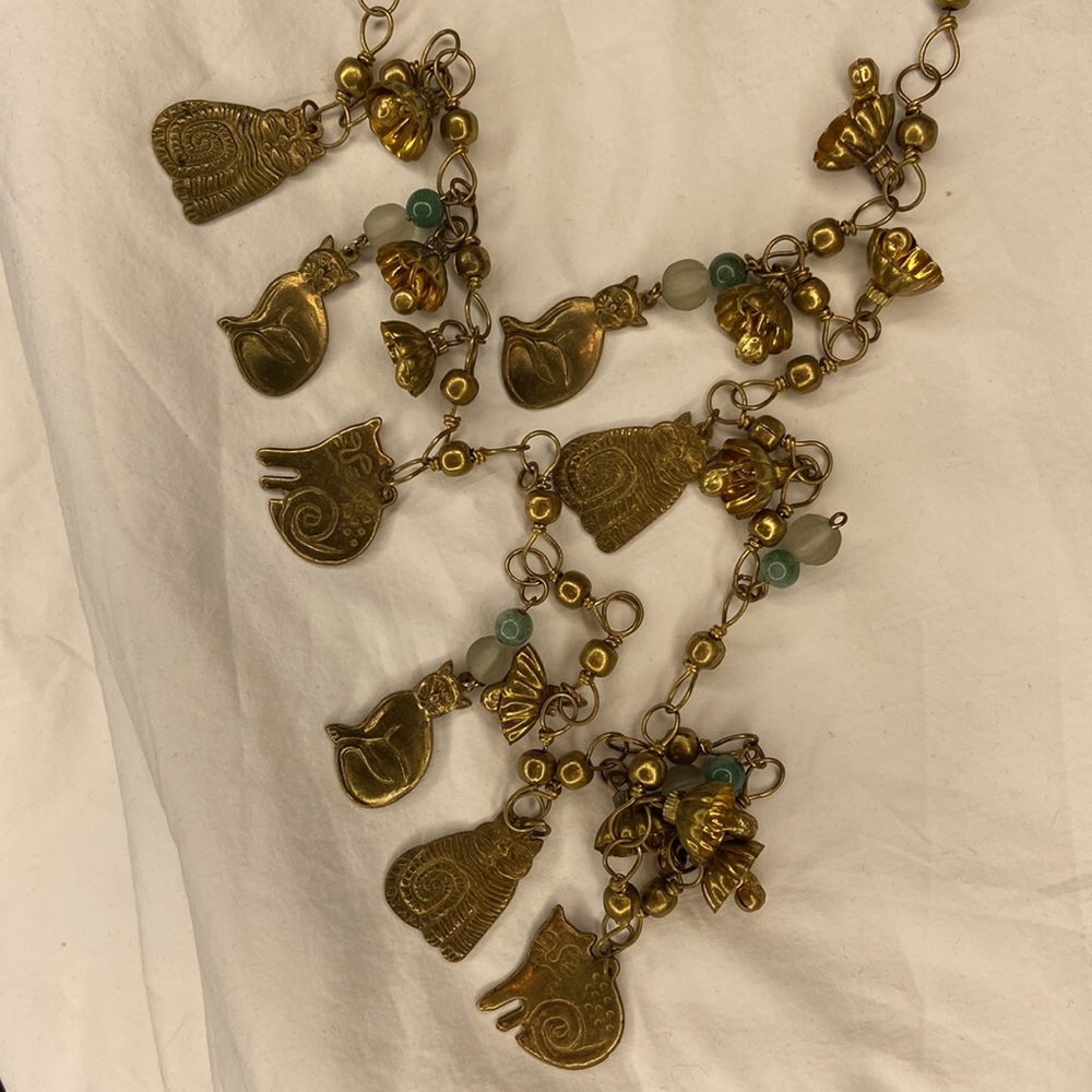 Cat‎ Necklace, Vintage Laurel Birch early work - Picture 8 of 9